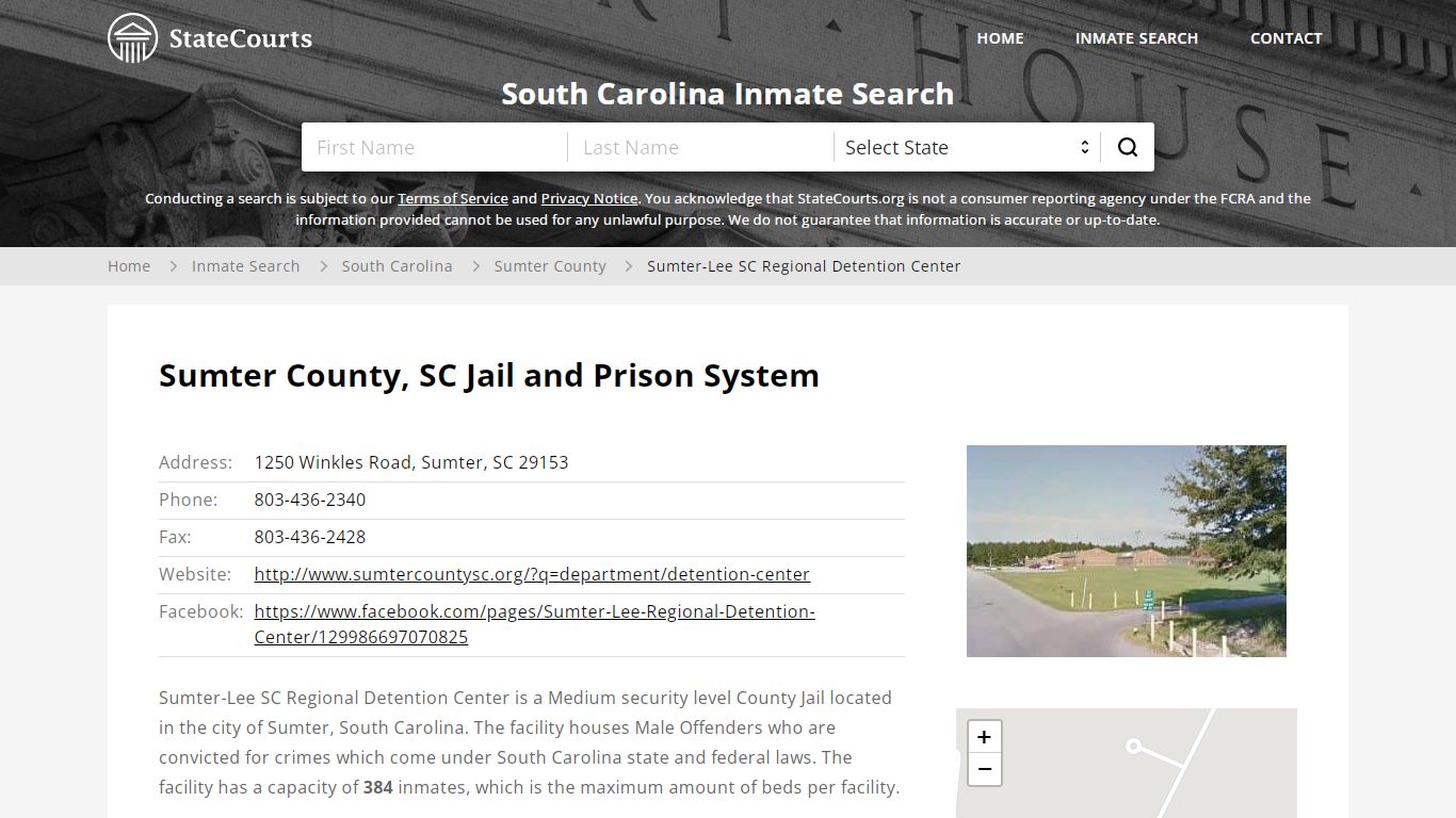 Sumter County, SC Jail and Prison System - State Courts